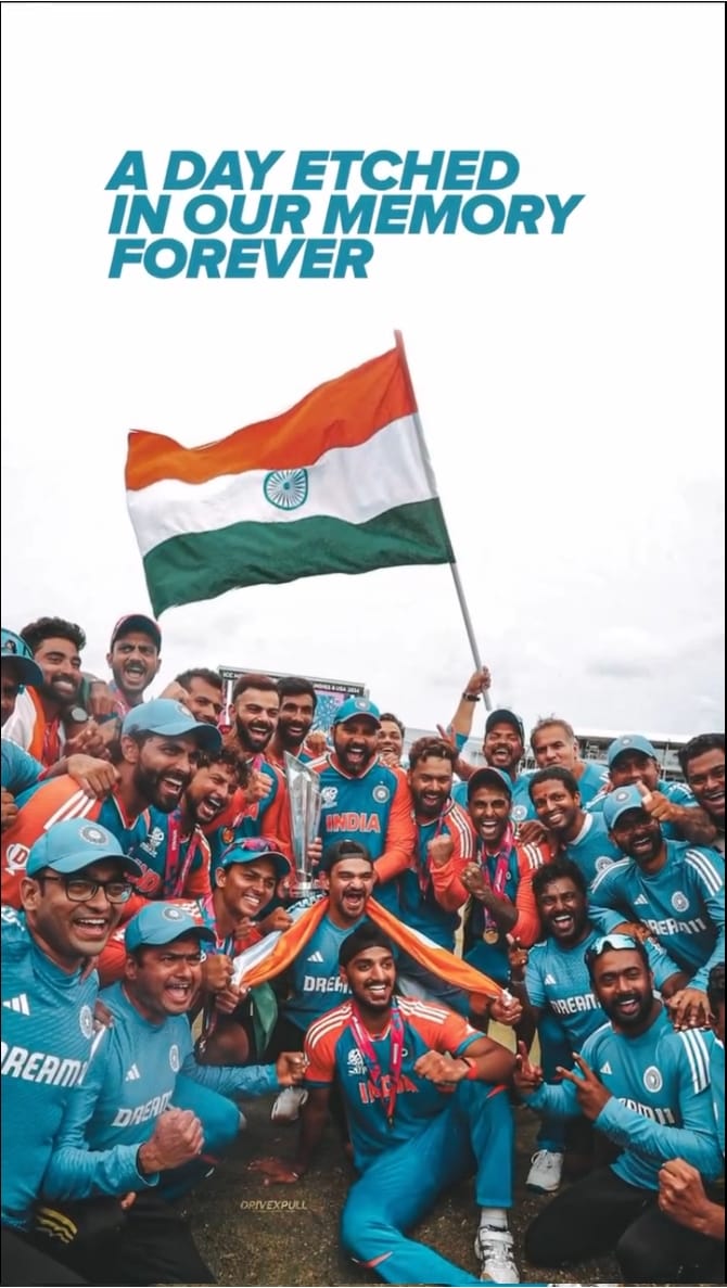 Rohit Sharma Shares Emotional Throwback Reel on First Anniversary of Team India’s Historic ICC T20 World Cup 2024 Triumph